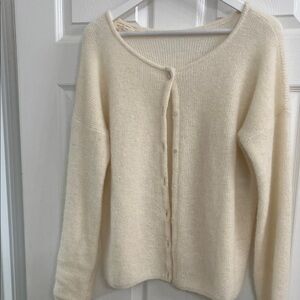 Sezane Cream Women's Cardigan
